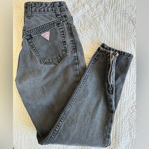 Guess by Marciano Women's Black High Rise Zipper Ankle VTG